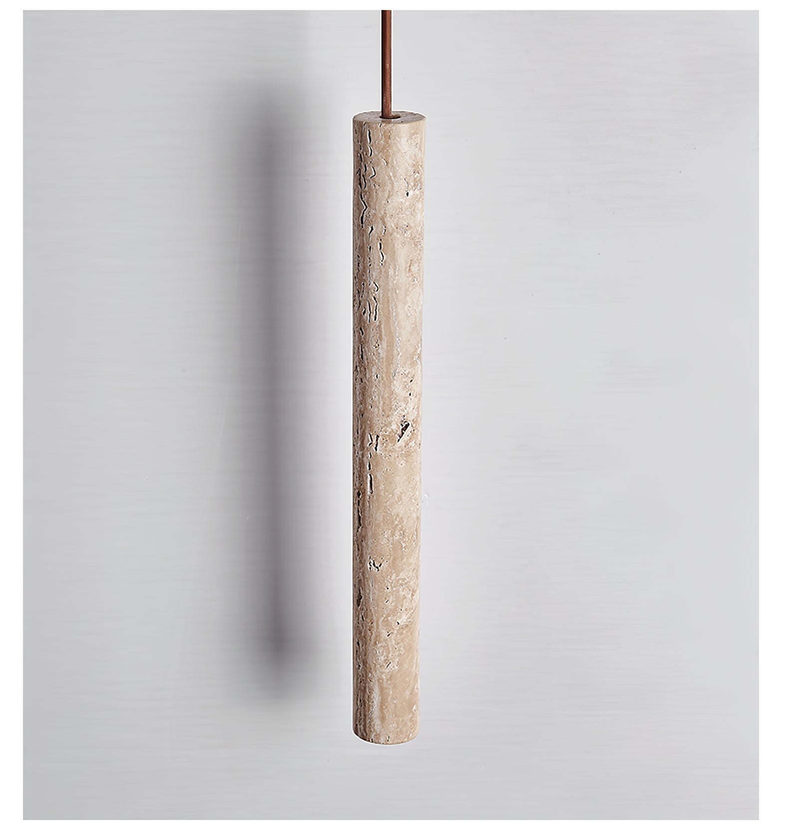 Suspension moderne Assar en Travertin jaune