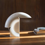 Lampe à poser moderne Braxton en résine Blanc