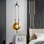Applique murale moderne Reiulf en Marbre Or et blanc