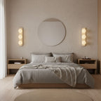 Applique murale moderne Teal en Travertin jaune et blanc