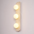 Applique murale moderne Teal en Travertin jaune et blanc