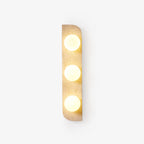 Applique murale moderne Teal en Travertin jaune et blanc