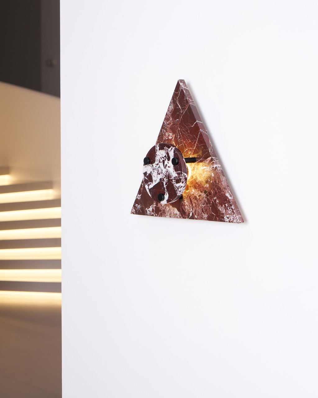 Applique murale moderne Kall en Marbre Blanc