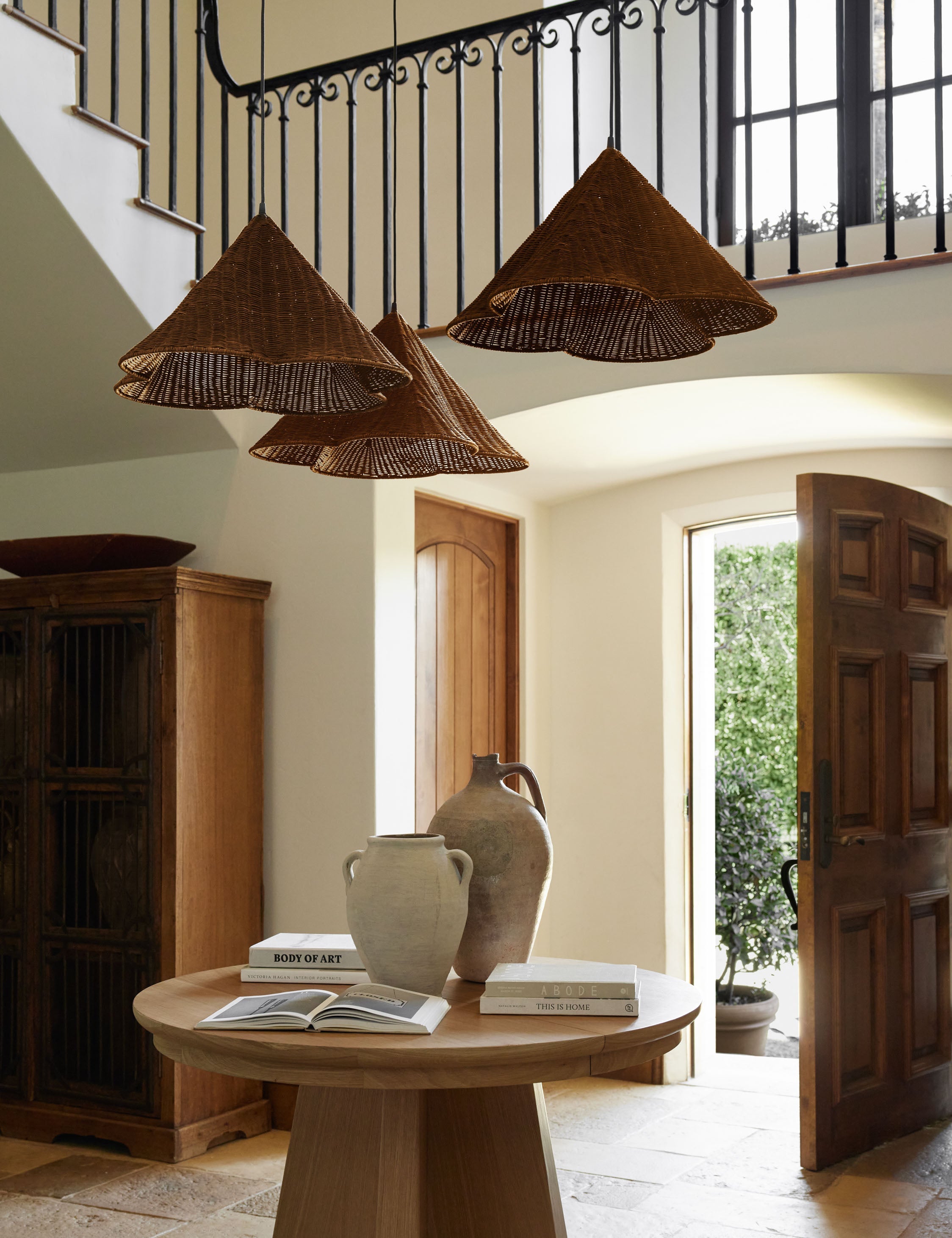 Suspension moderne Drummond en naturel - Naturel