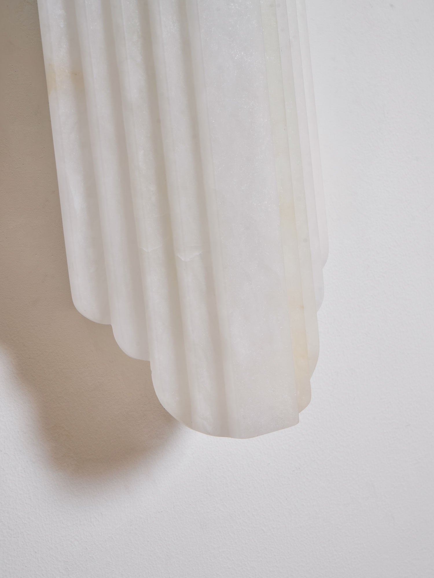 Applique murale moderne Vas en Albâtre Blanc
