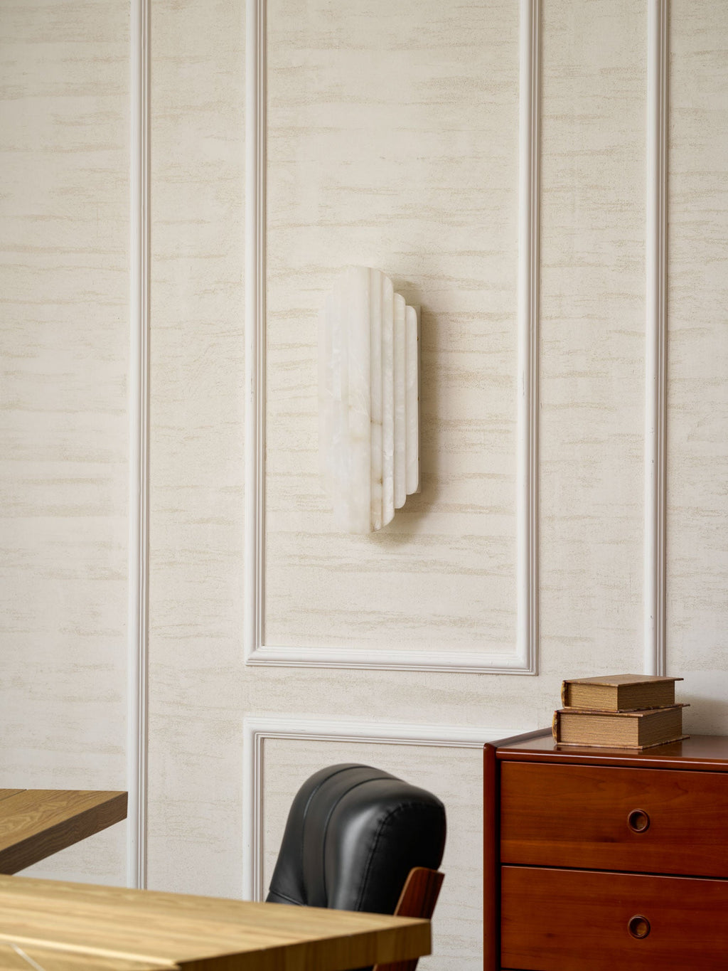 Applique murale moderne Vas en Albâtre Blanc