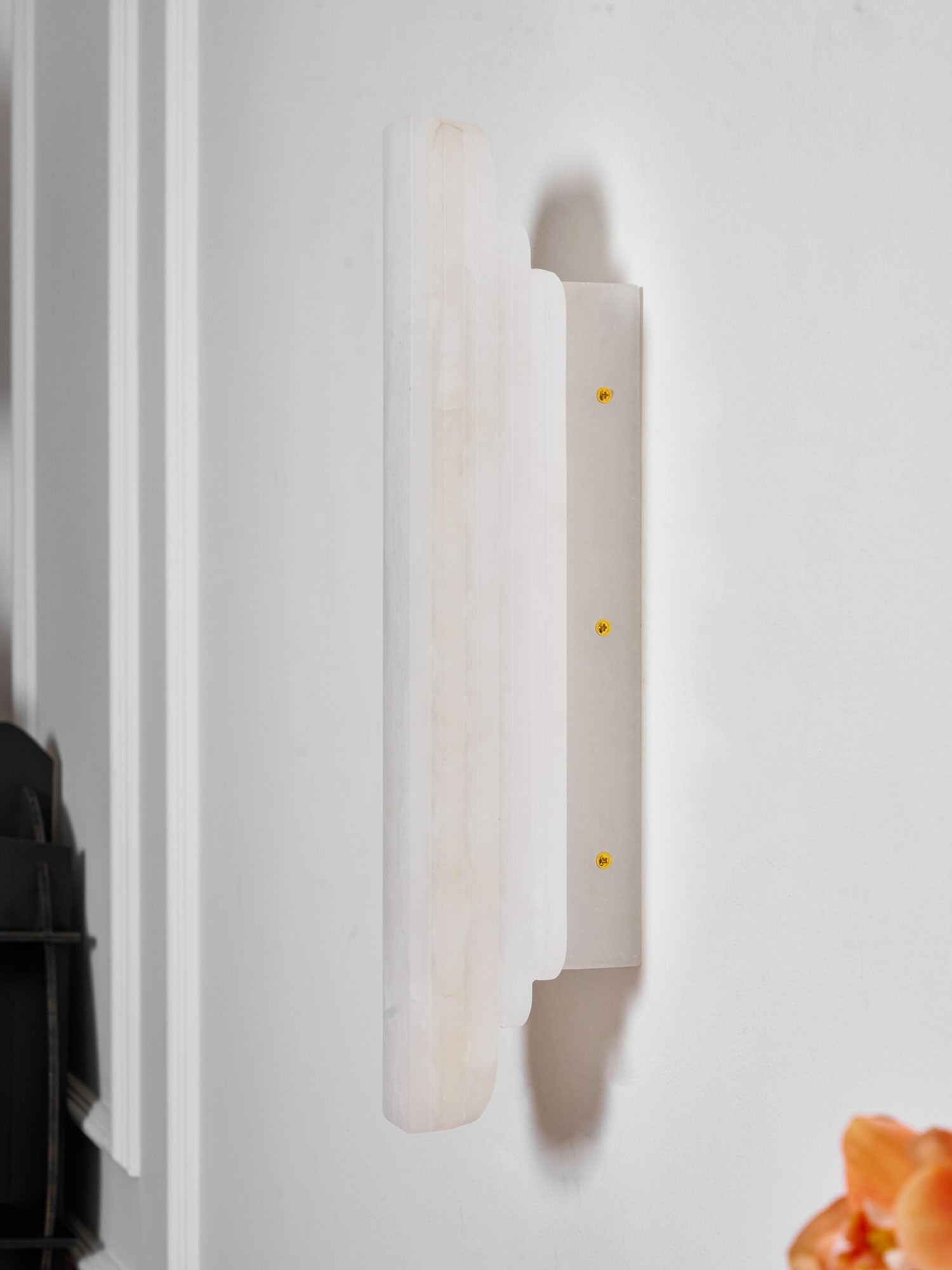 Applique murale moderne Vas en Albâtre Blanc