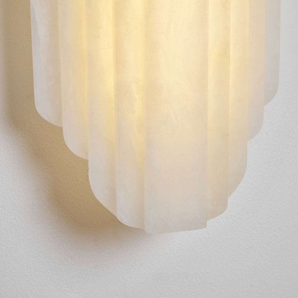 Applique murale moderne Vas en Albâtre Blanc