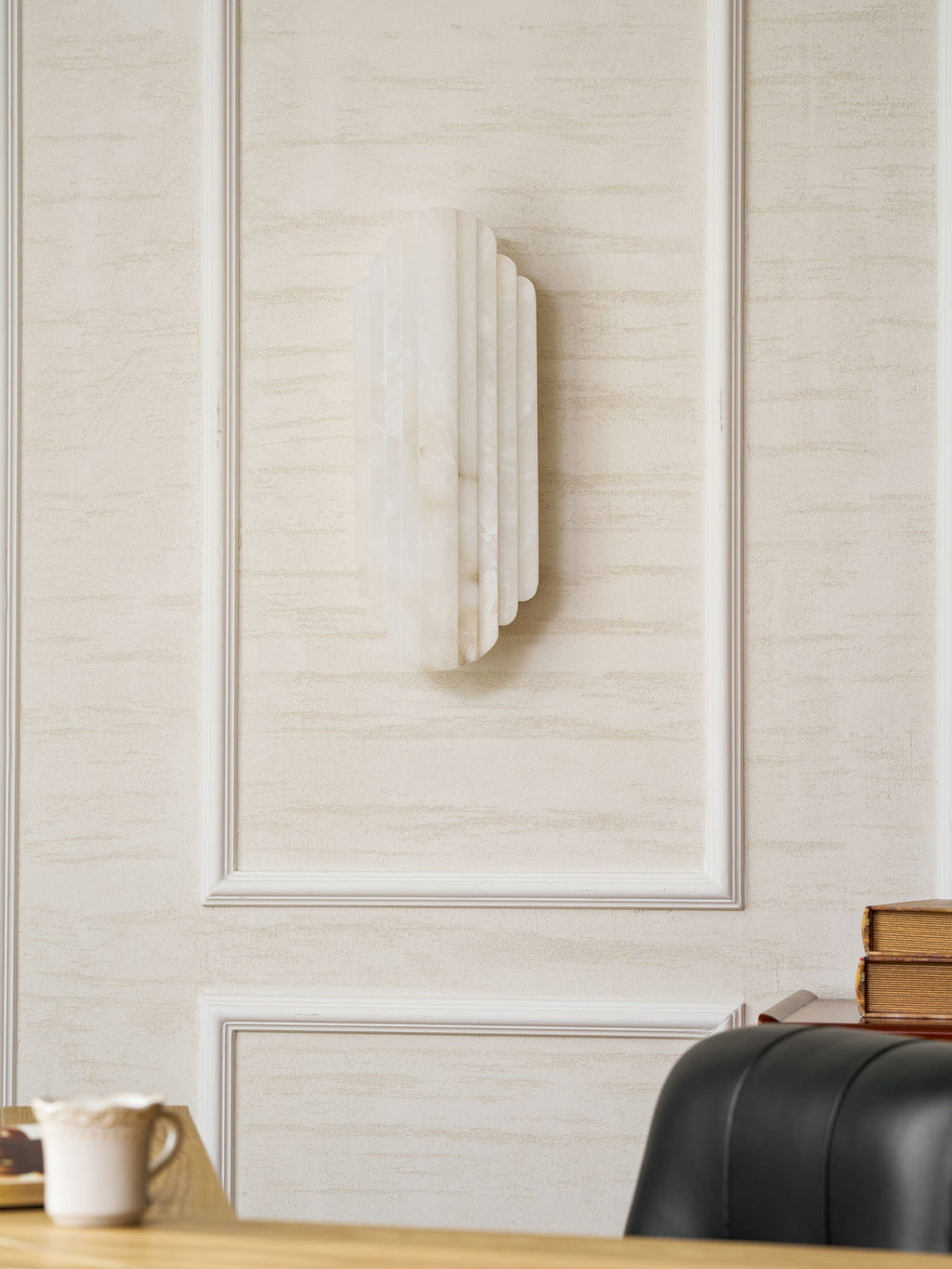 Applique murale moderne Vas en Albâtre Blanc