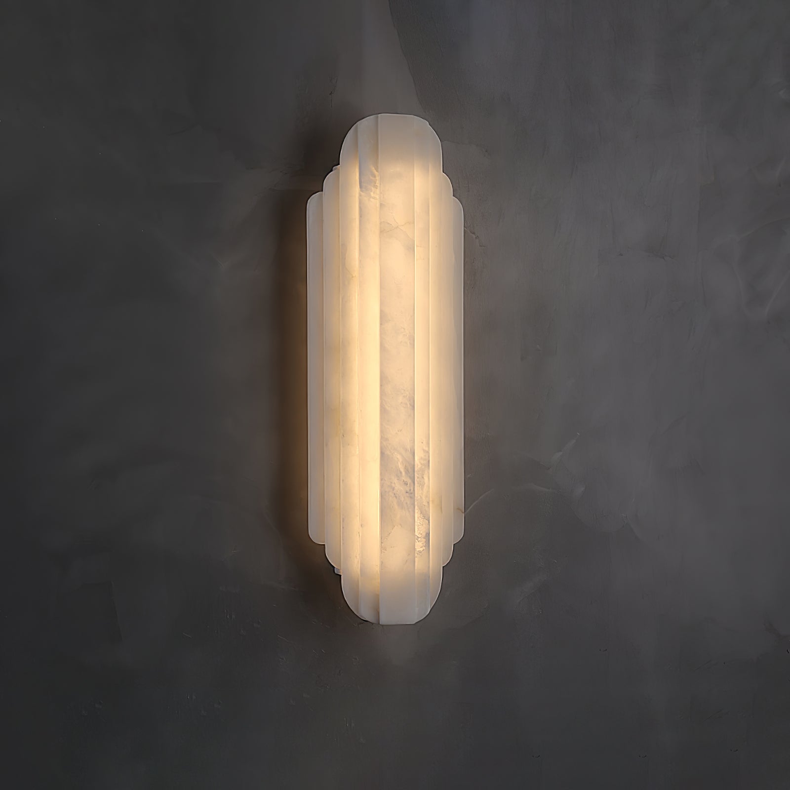 Applique murale moderne Vas en Albâtre Blanc