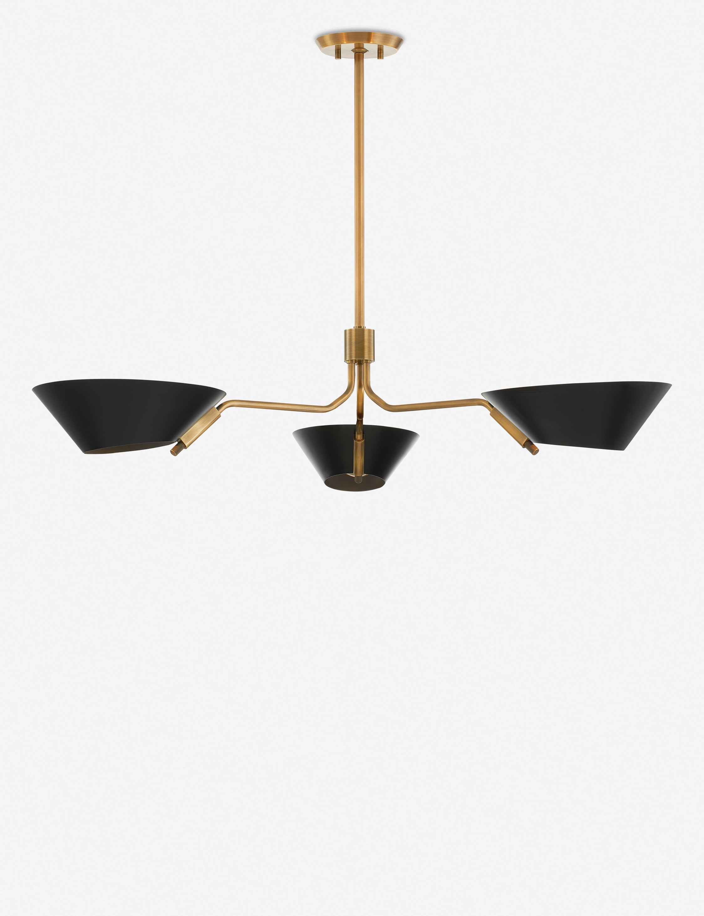 Lustre moderne Sen en noir et laiton - Noir et laiton