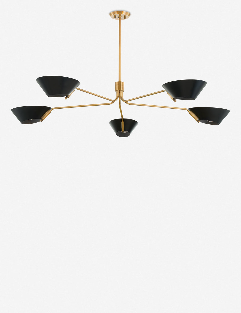 Lustre moderne Sen en noir et laiton - Noir et laiton