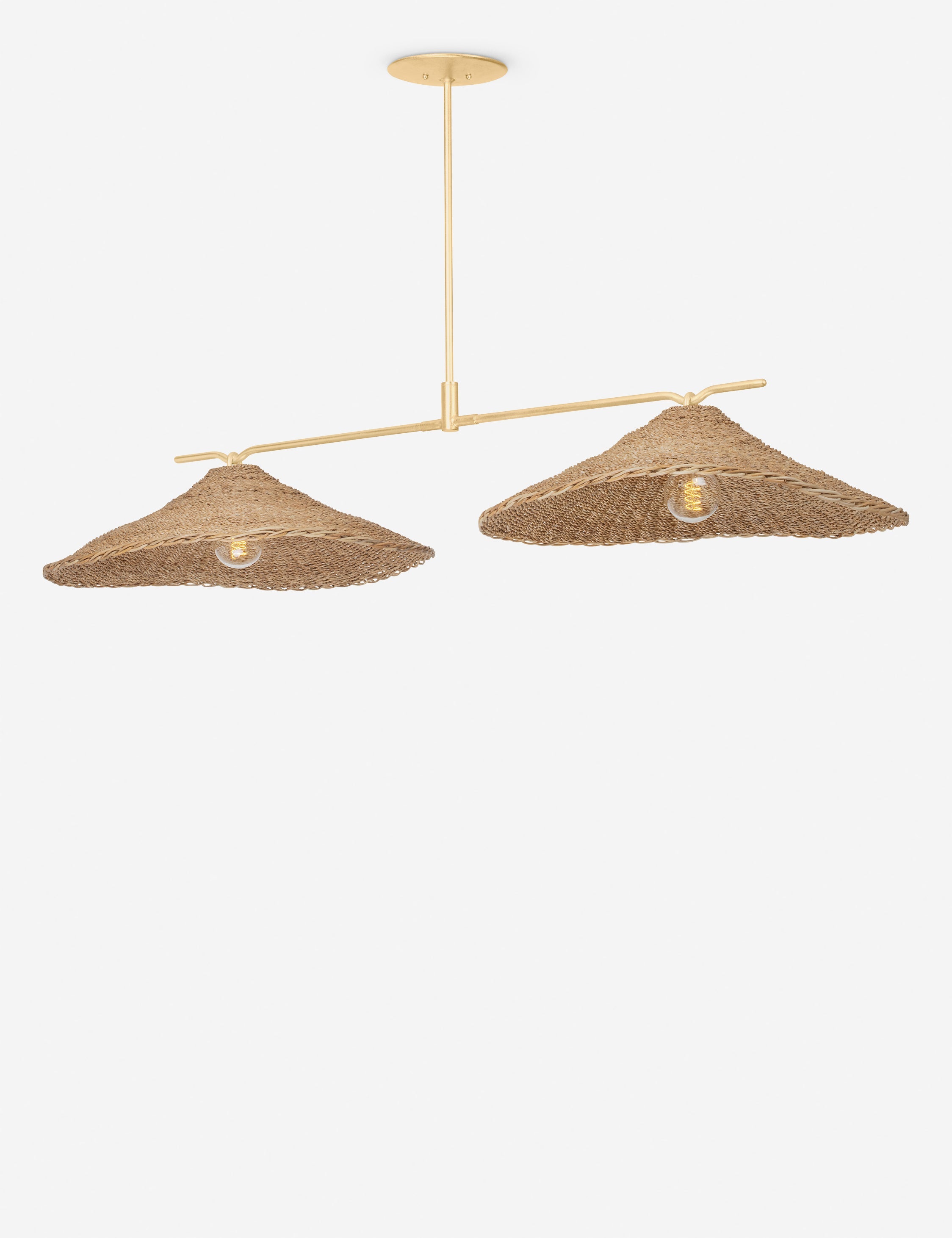 Suspension organique Sael en feuille d'or vintage - Feuille d'or vintage