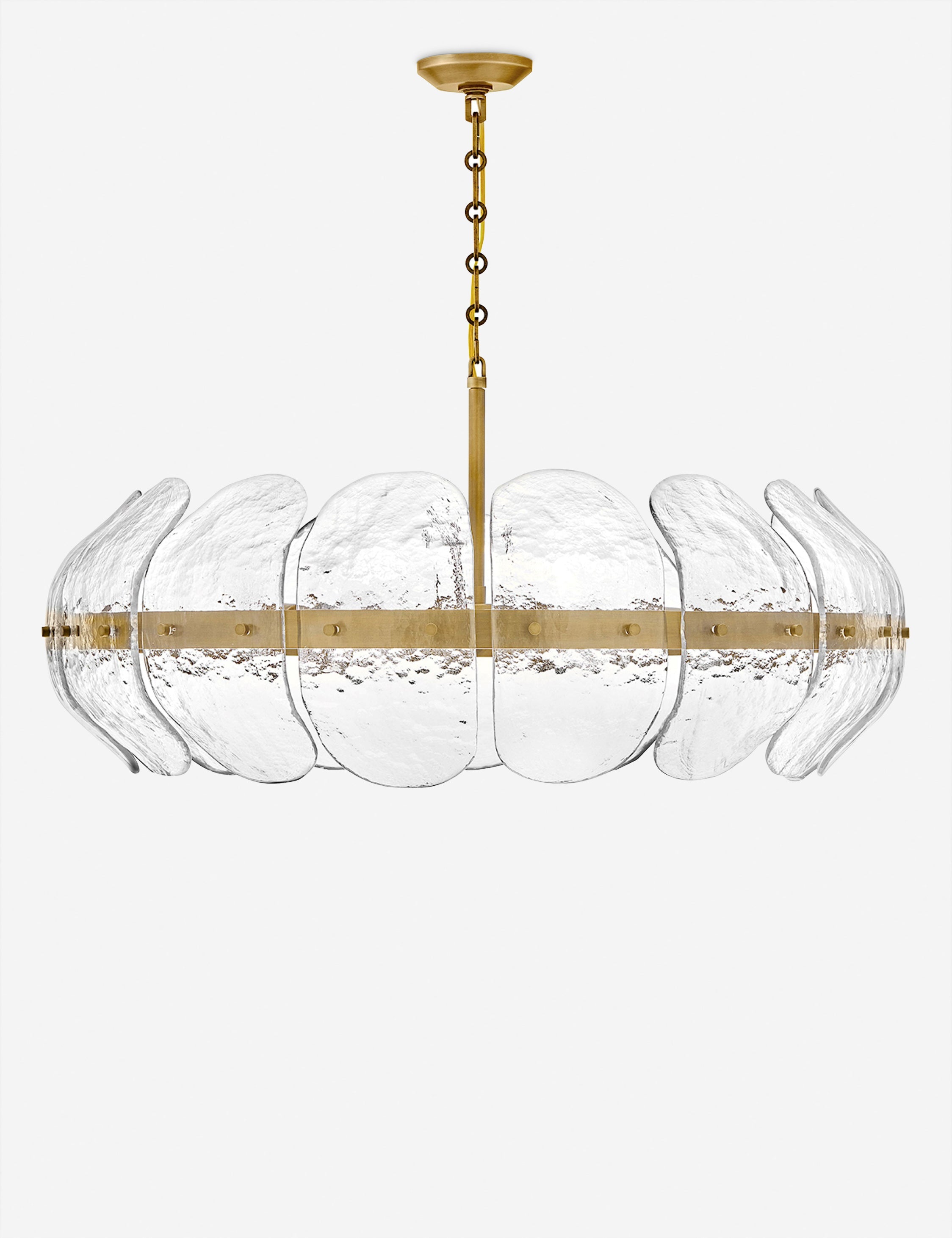 Lustre design Thorfinn en heritage laiton - Heritage laiton