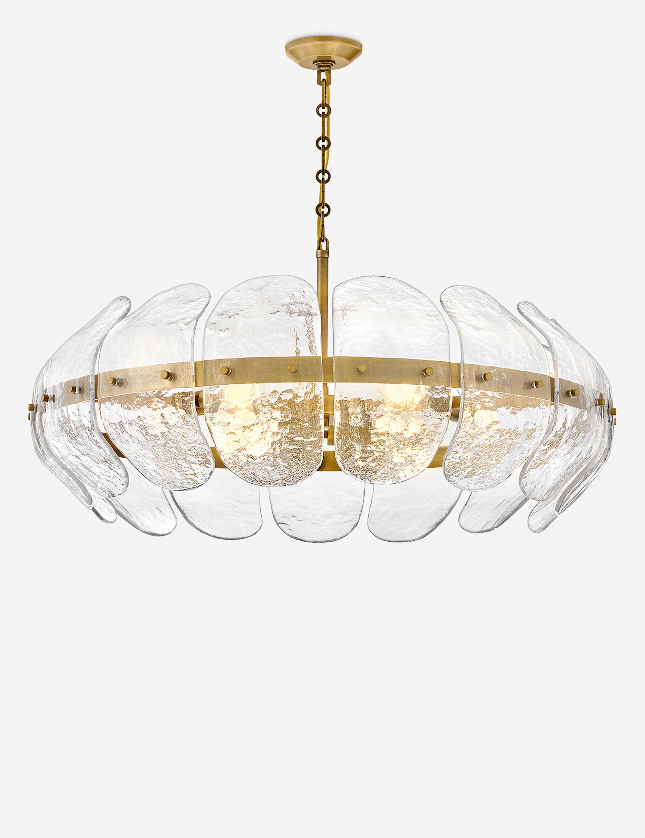 Lustre design Thorfinn en heritage laiton - Heritage laiton