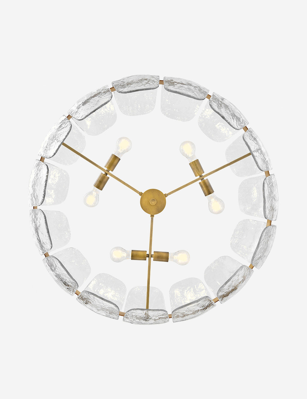 Lustre design Thorfinn en heritage laiton - Heritage laiton