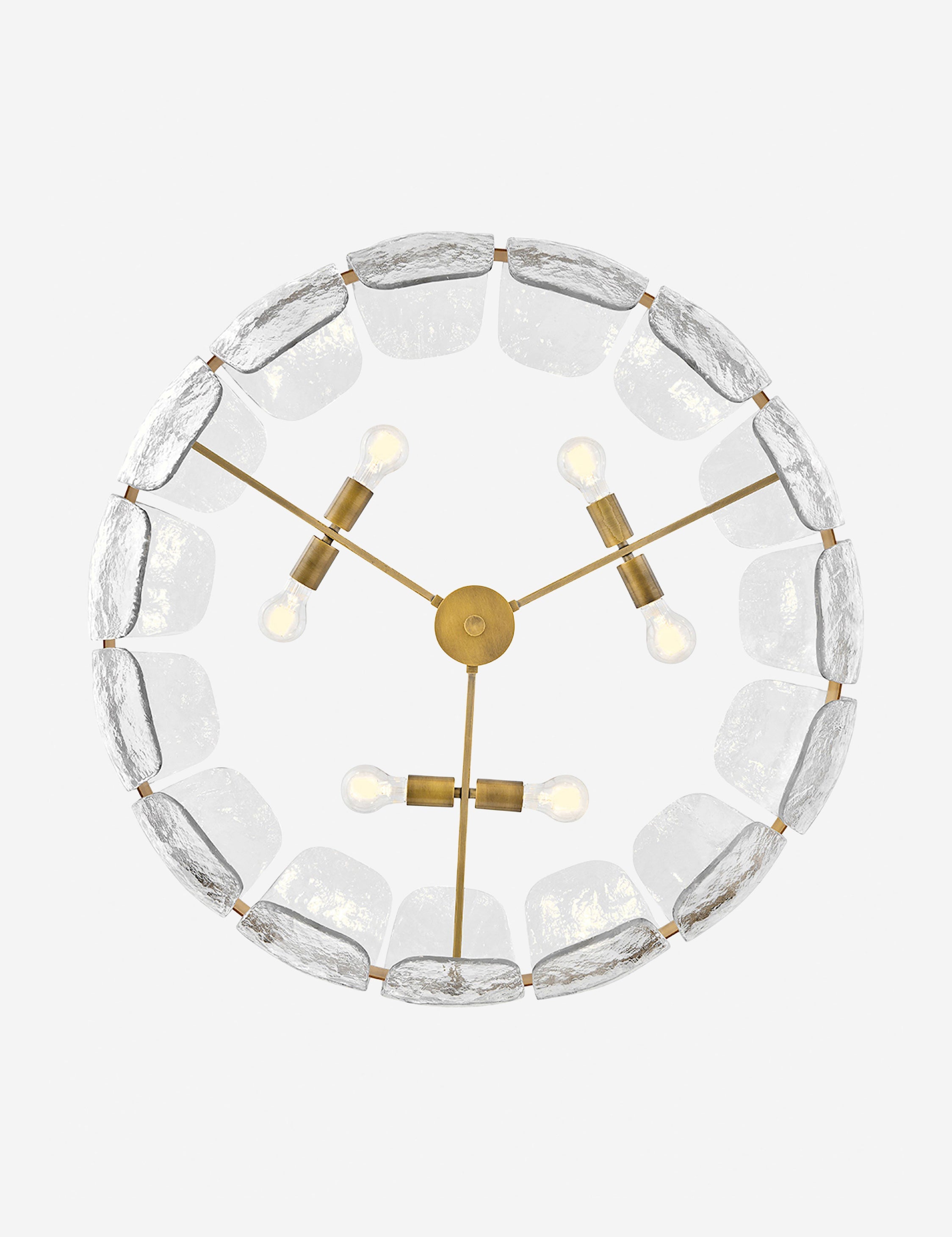 Lustre design Thorfinn en heritage laiton - Heritage laiton