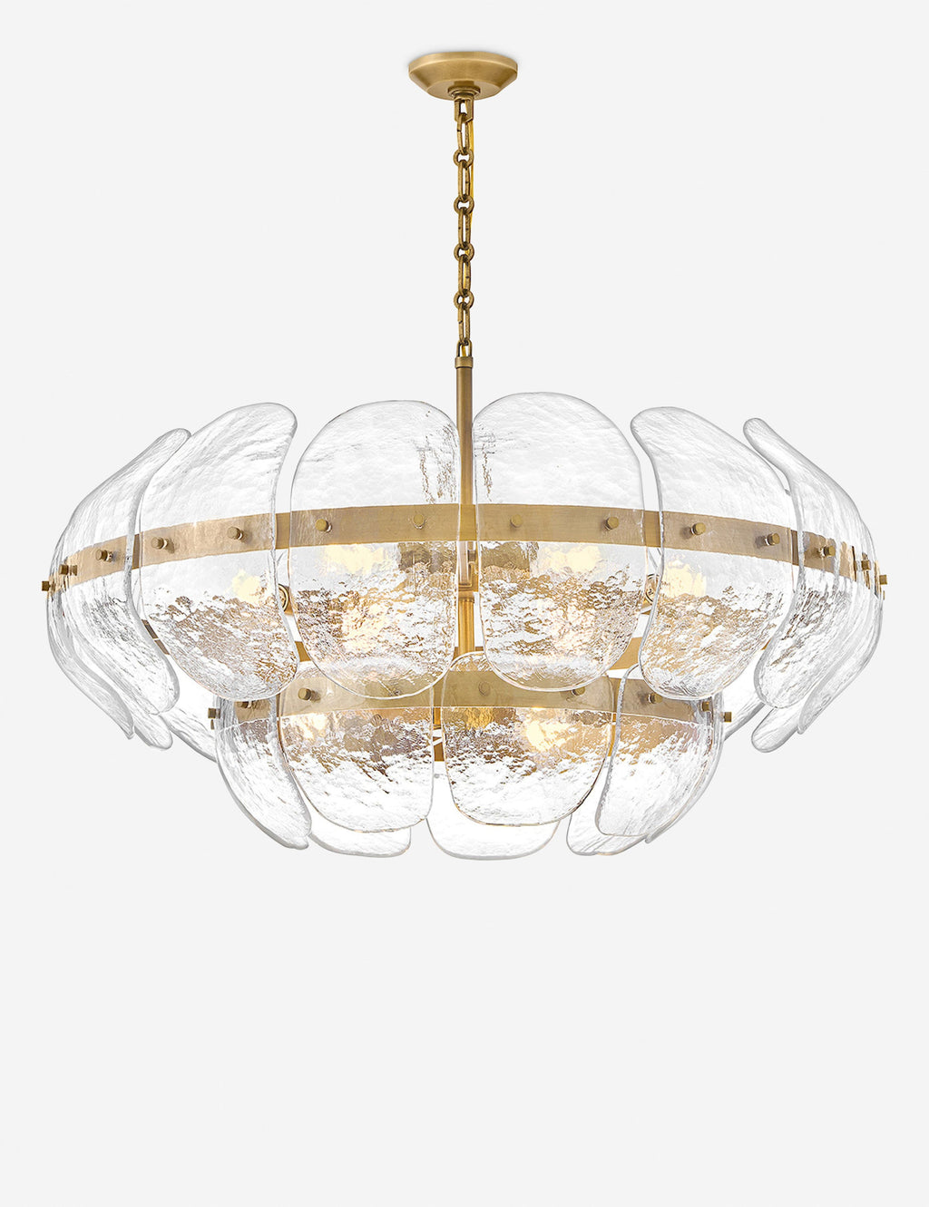 Lustre design Thorfinn en heritage laiton - Heritage laiton