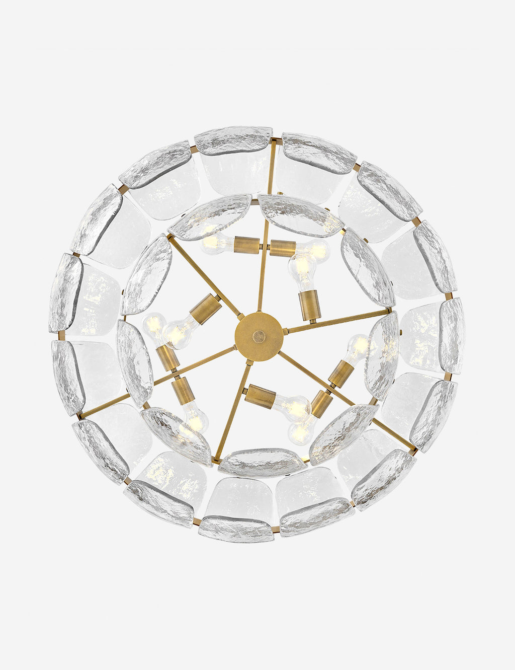 Lustre design Thorfinn en heritage laiton - Heritage laiton