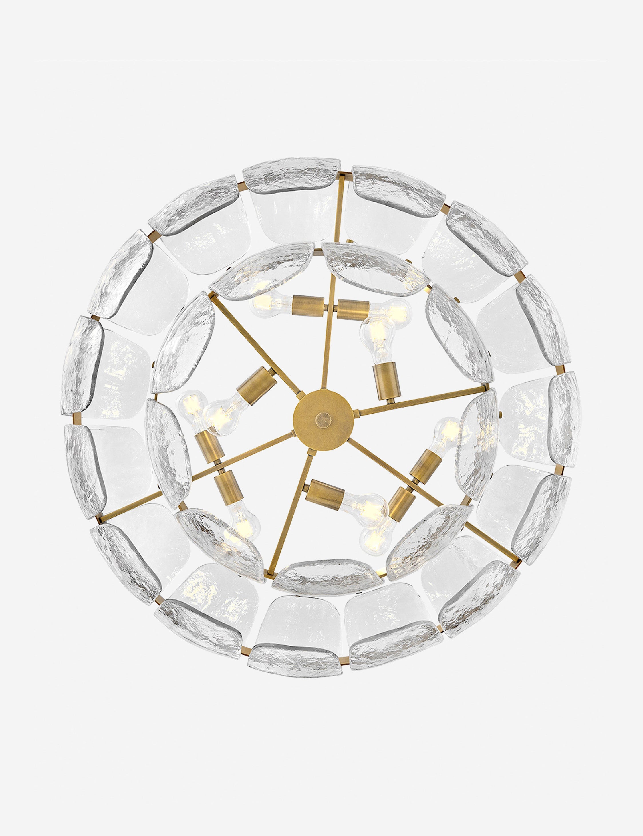 Lustre design Thorfinn en heritage laiton - Heritage laiton