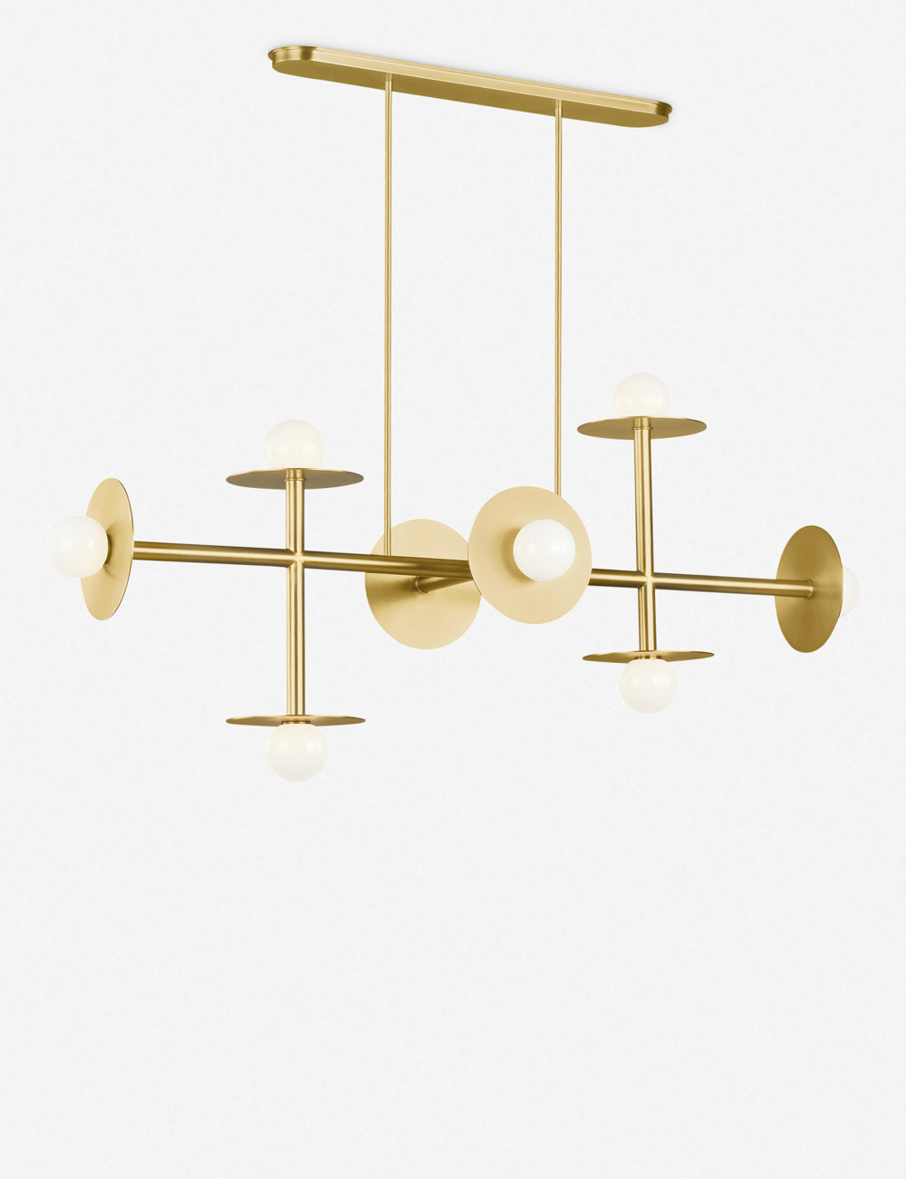 Lustre design Arden en laiton bruni - Laiton bruni