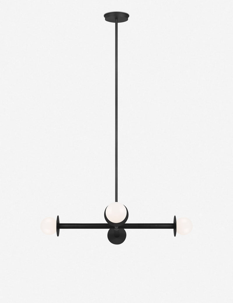 Lustre design Enoch en noir - Noir