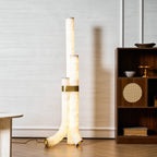 Lampadaire moderne Askild en Albâtre