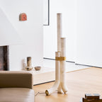 Lampadaire moderne Askild en Albâtre