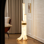 Lampadaire moderne Askild en Albâtre