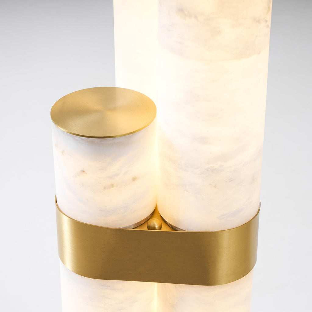 Lampadaire moderne Askild en Albâtre