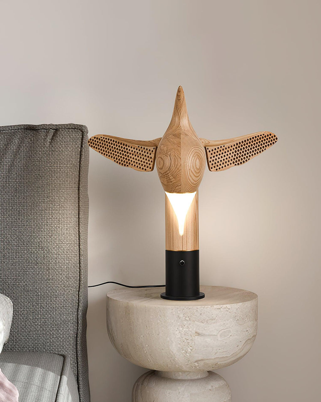Lampe à poser moderne Jokul en Bois
