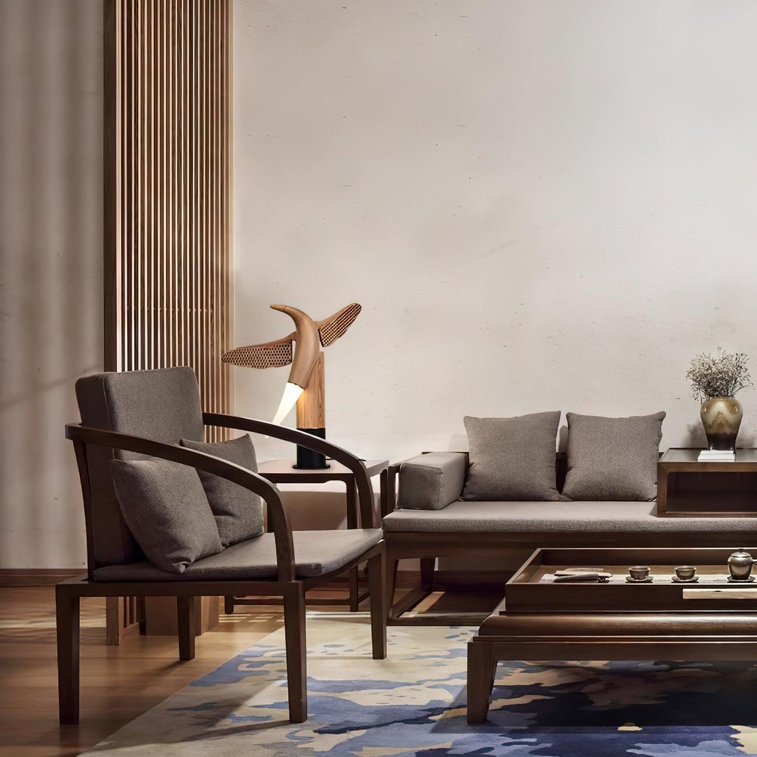 Lampe à poser moderne Jokul en Bois