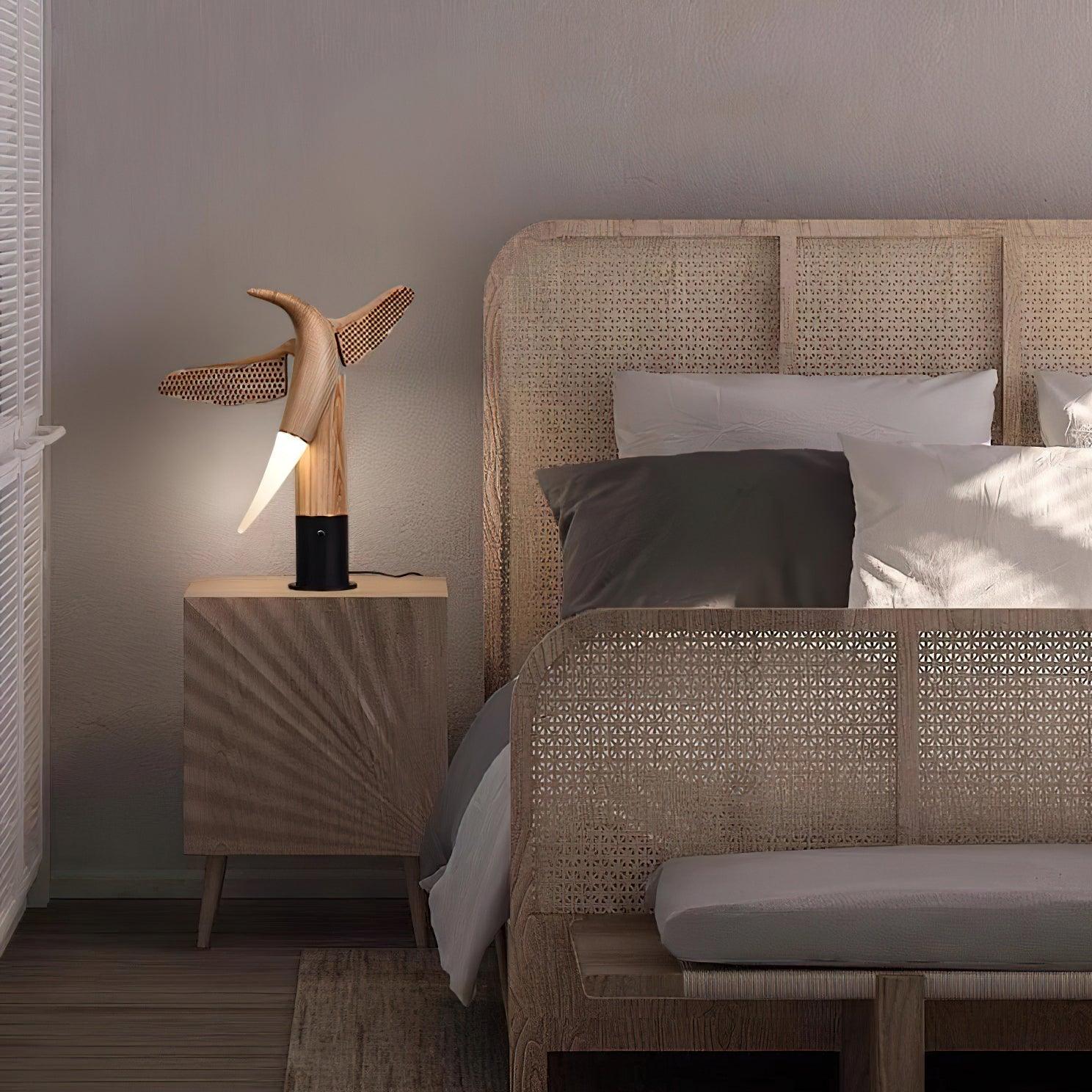 Lampe à poser moderne Jokul en Bois