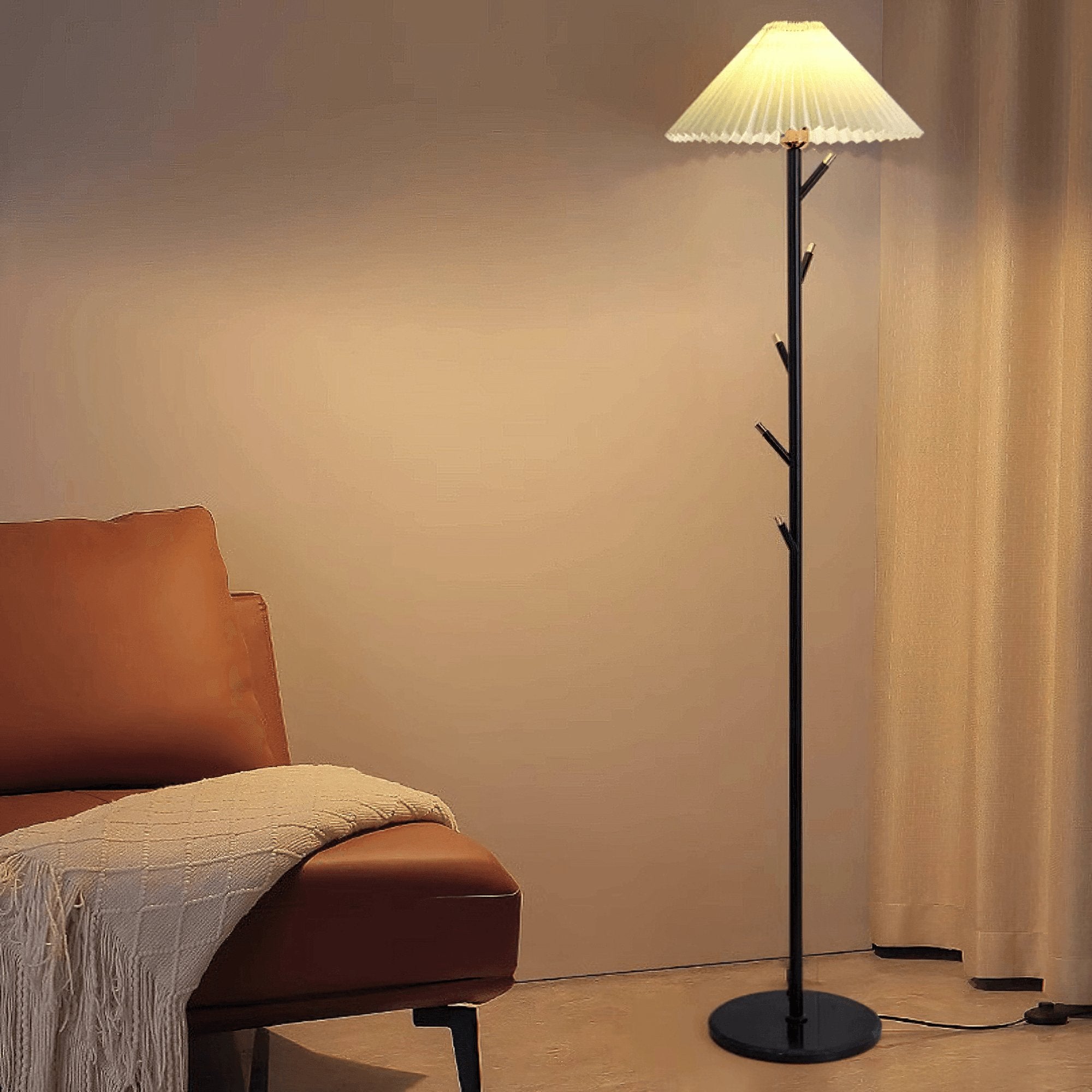 Lampadaire moderne Stav en Marbre Noir