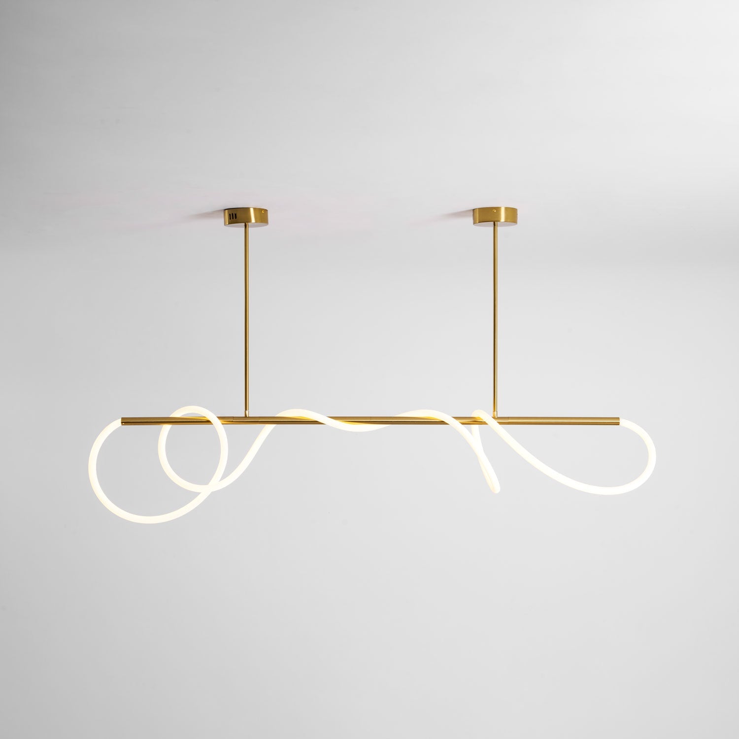 Lustre moderne Dagan en Métal Or et blanc