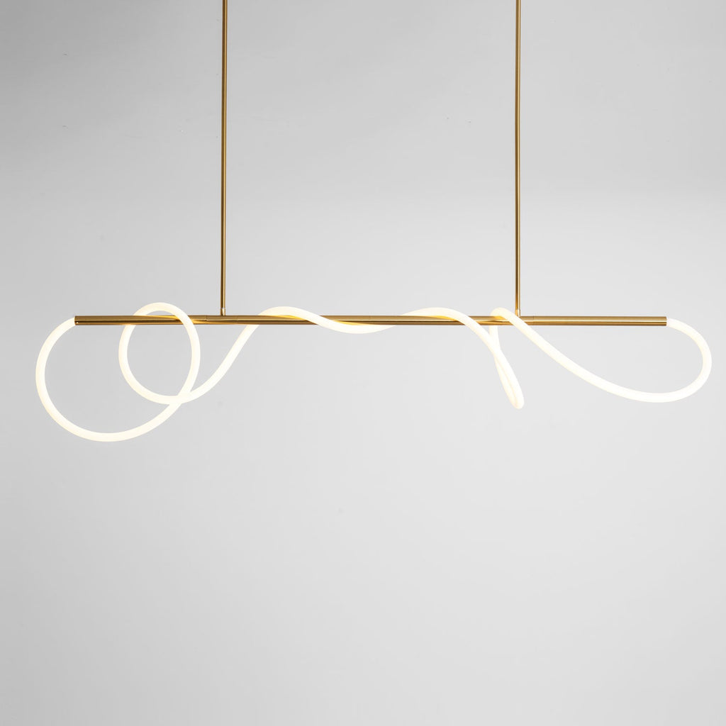 Lustre moderne Dagan en Métal Or et blanc