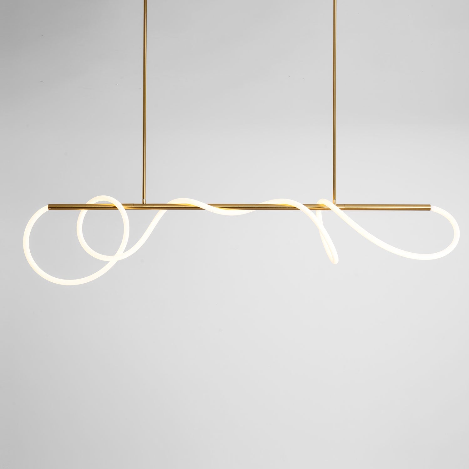Lustre moderne Dagan en Métal Noir et blanc
