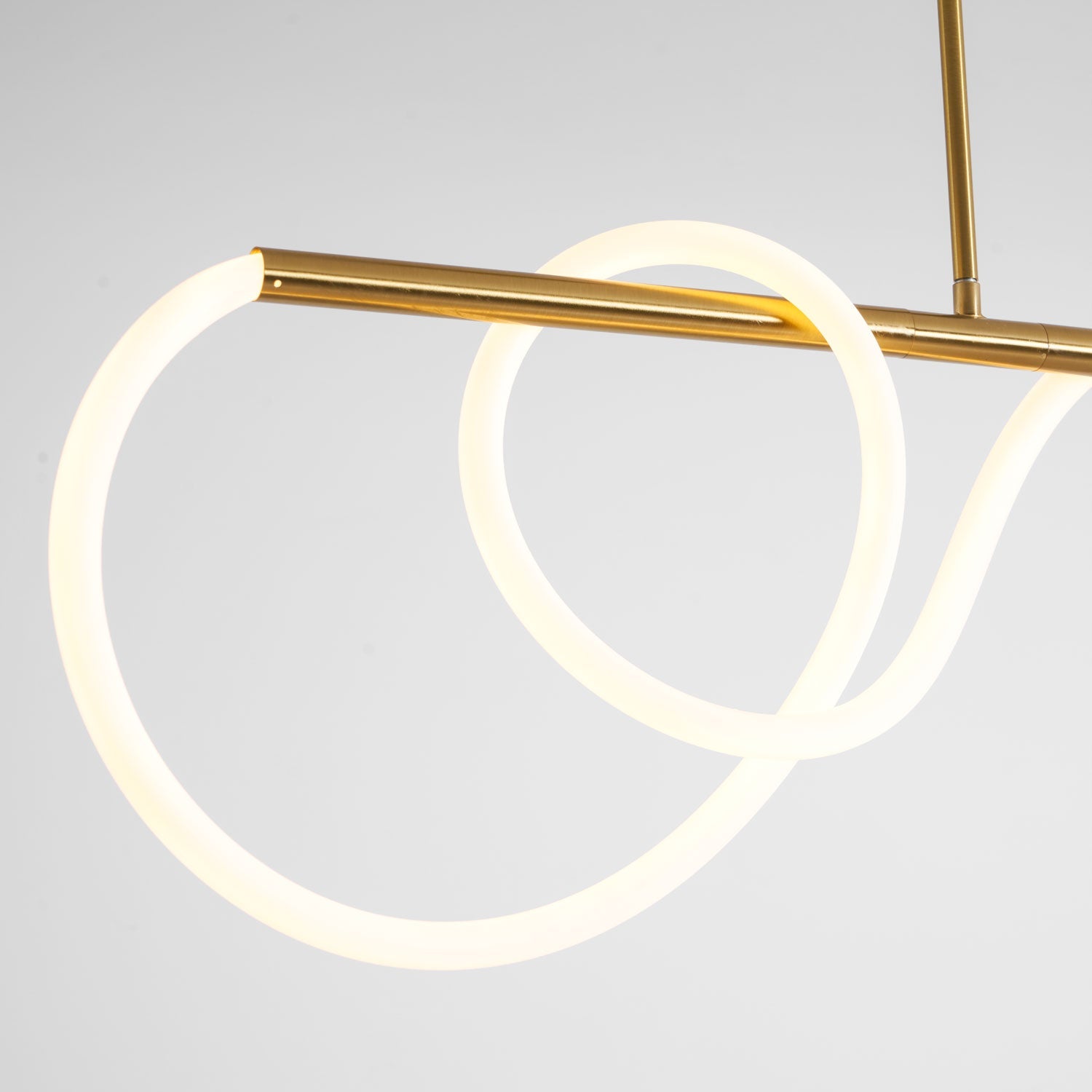 Lustre moderne Dagan en Métal Or et blanc