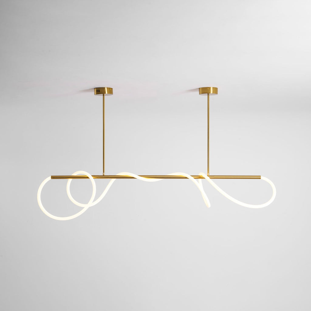 Lustre moderne Dagan en Métal Noir et blanc