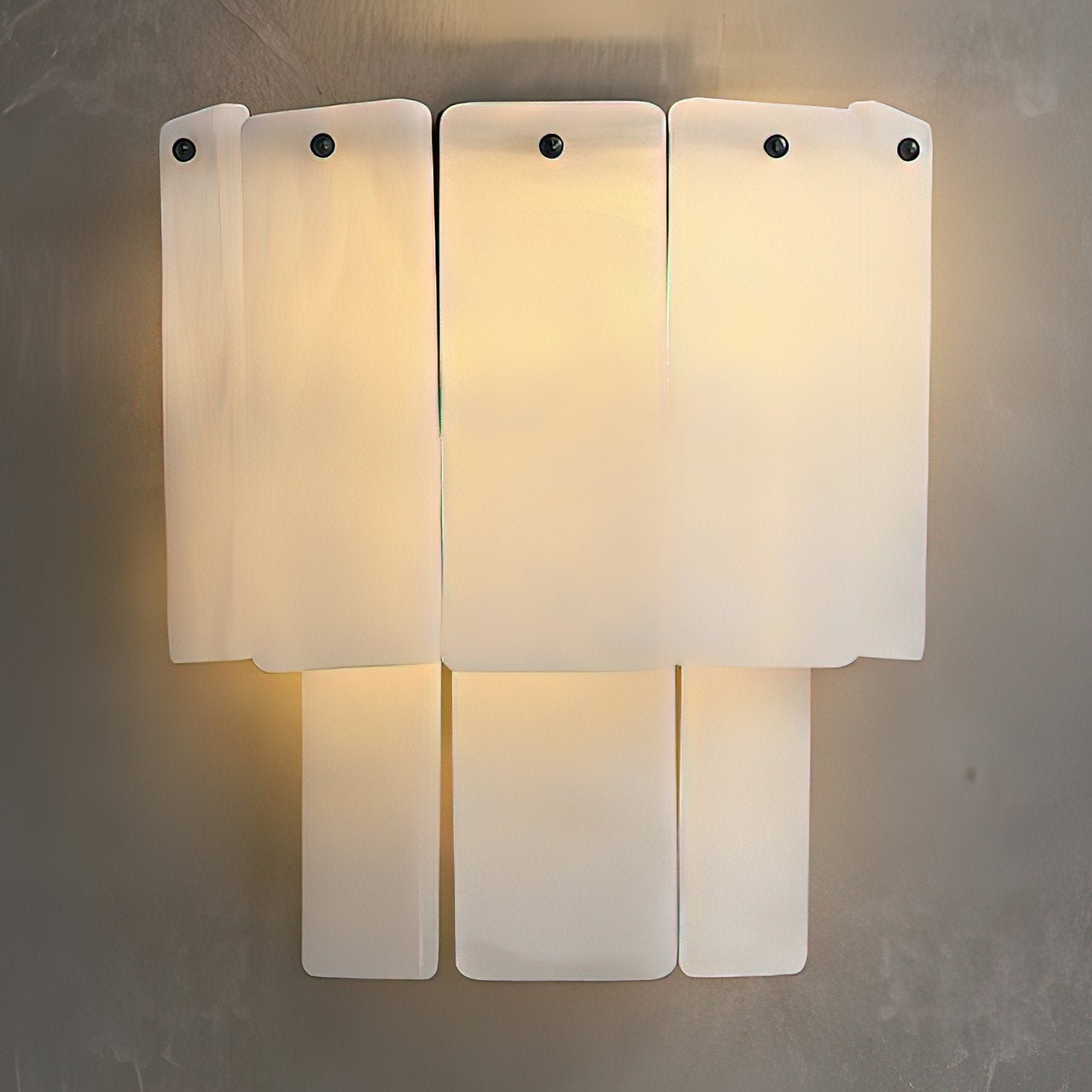 Applique murale moderne Birgir en Albâtre Blanc