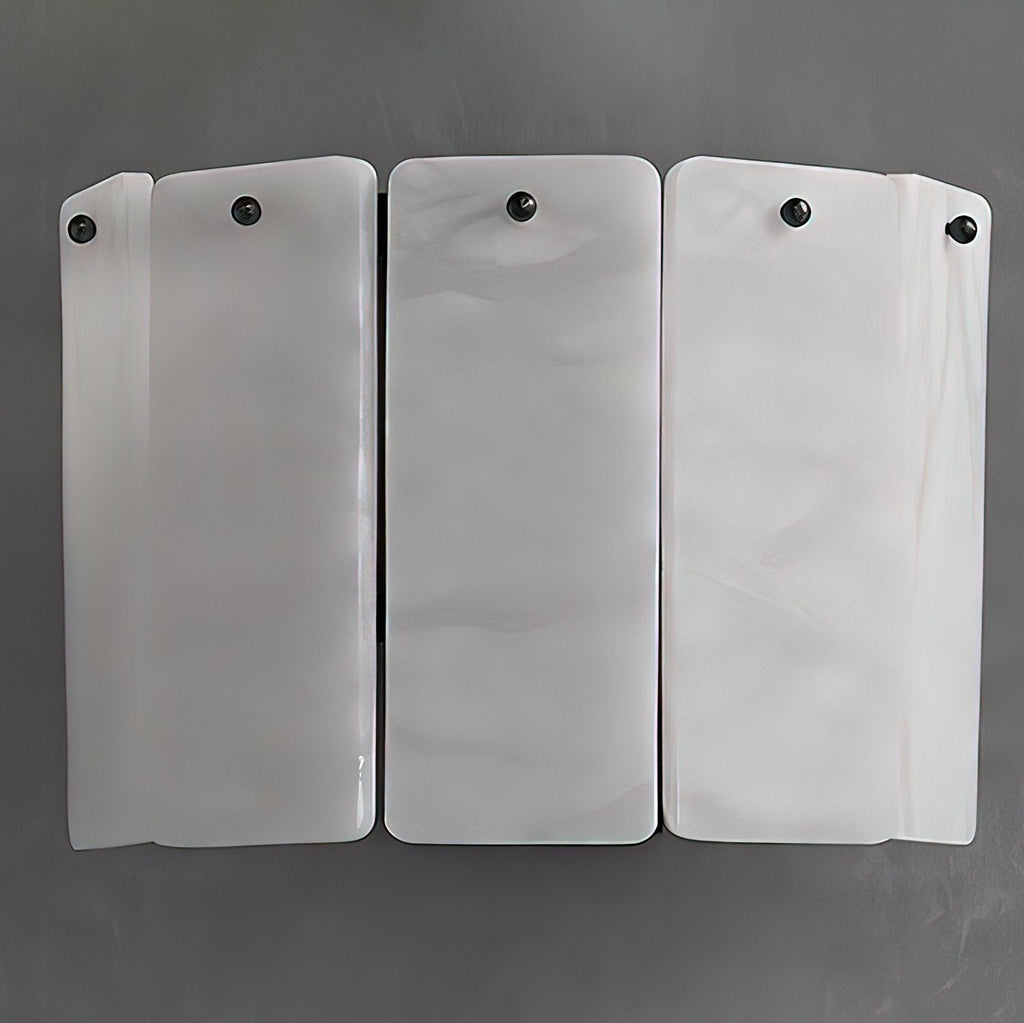 Applique murale moderne Birgir en Albâtre Blanc