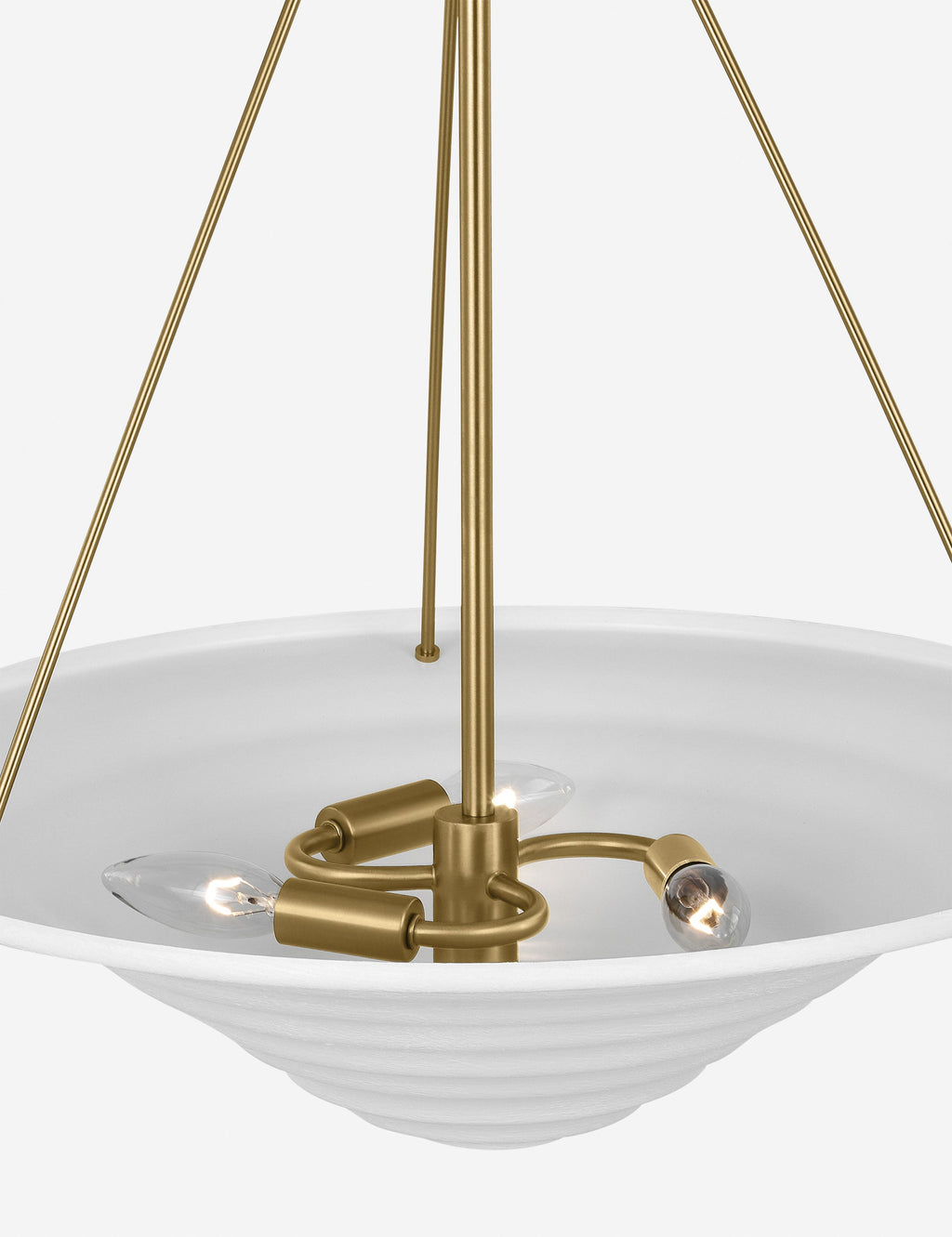 Suspension contemporain Gote en texturé blanc - Texturé blanc