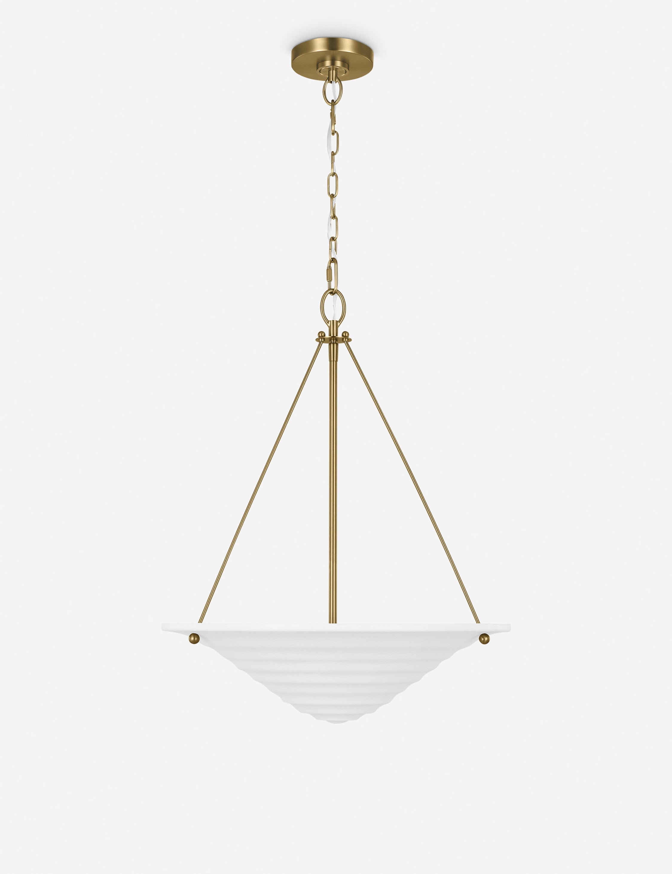 Suspension contemporain Gote en texturé blanc - Texturé blanc