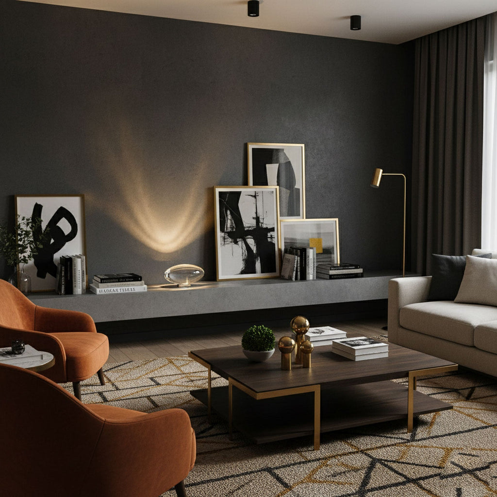 Lampe à poser moderne Kaarle en Verre