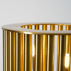 Lampe à poser moderne Col en Marbre Or et blanc