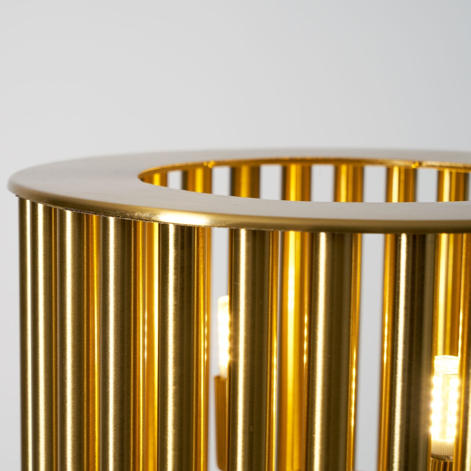 Lampe à poser moderne Col en Marbre Or et blanc