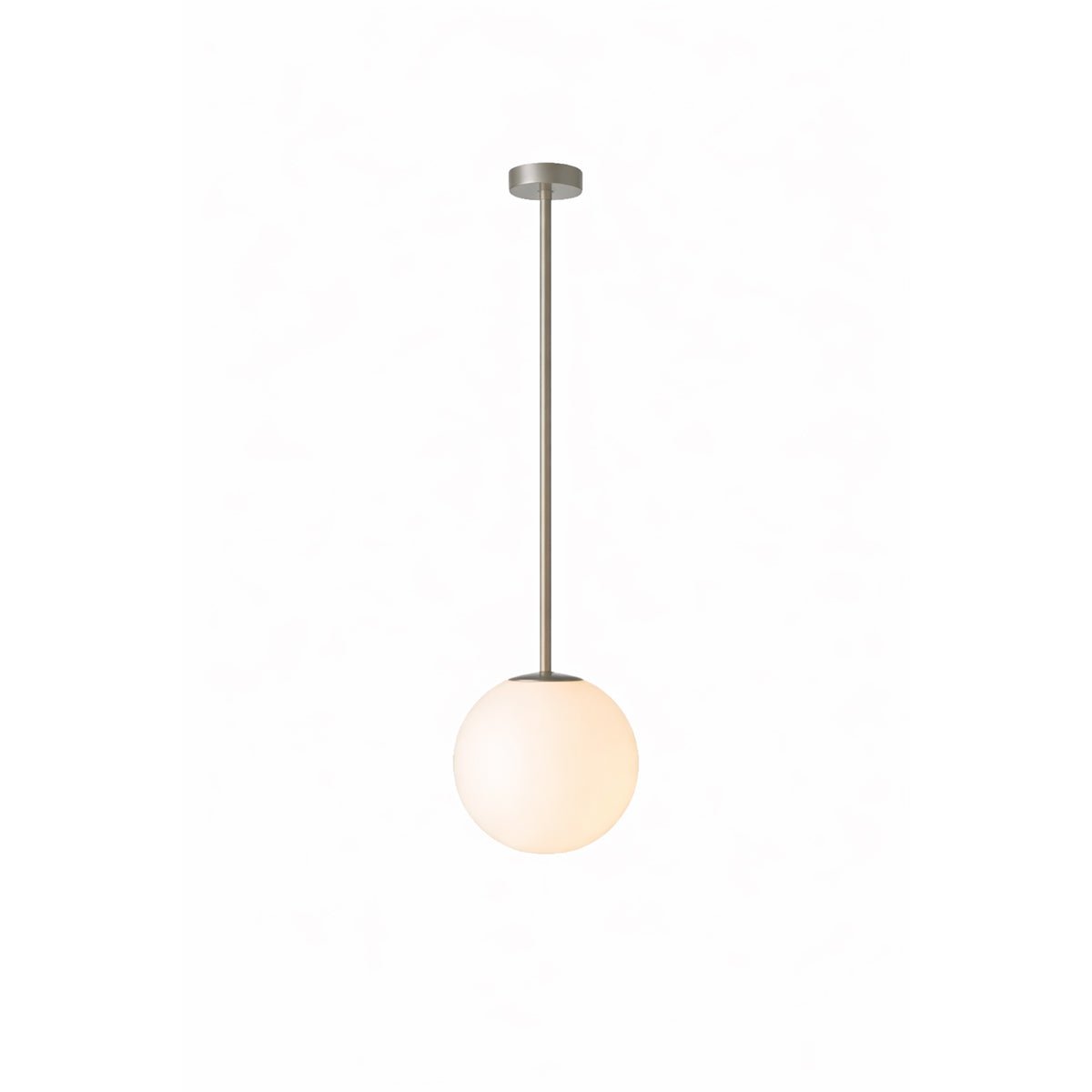Lustre moderne Ejnar en Métal, Verre Nickel