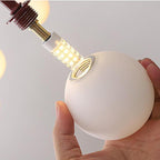 Lustre moderne Ejnar en Métal, Verre bordeaux