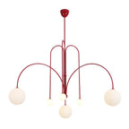 Lustre moderne Ejnar en Métal, Verre Noir