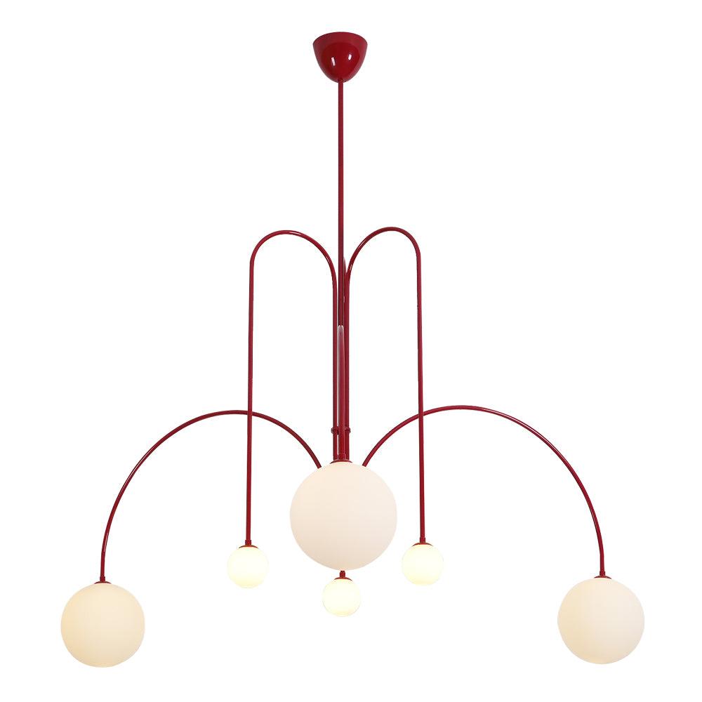 Lustre moderne Ejnar en Métal, Verre Noir